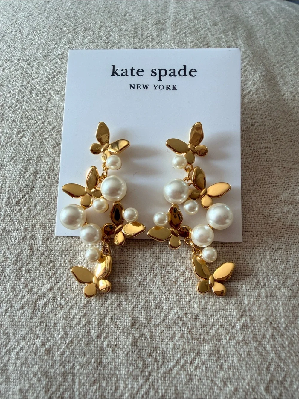 Kate Spade Flutter Statement Linear Earrings